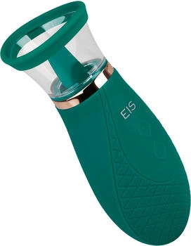 E.I.S. Zungenvibrator mit Saugfunktion 17 cm grün