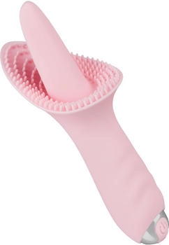 E.I.S. Auflegevibrator mit zungenförmiger Spitze rosa E.I.S. Auflegevibrator mit zungenförmiger Spitze rosa