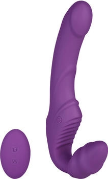 E.I.S. Paarvibrator aus Silikon violett | weiß