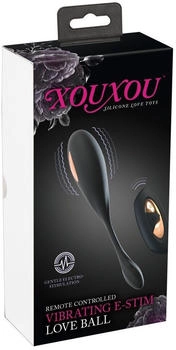 You2Toys XOUXOU E-Stim Vibro Egg with Remote Control black