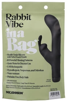 Doc Johnson Rabbit Vibrator black