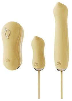 Zalo Unicorn Vibratrion & Thrusting Set Yellow