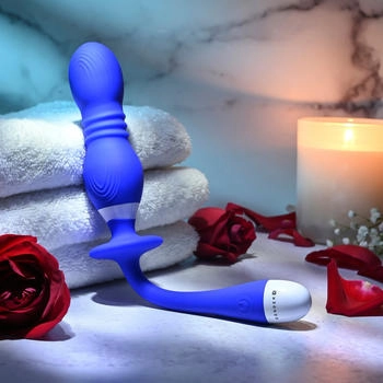 Gender X Evolved Vibrator Game Ball Blue