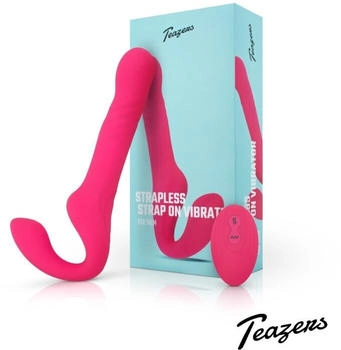 Teazers Strap-On Strapless Vibrator Pink