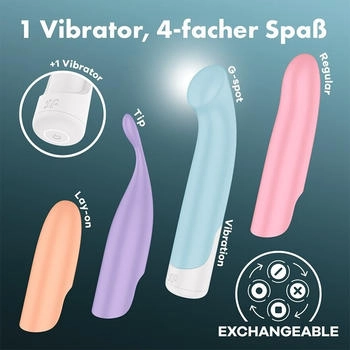 Satisfyer Playful Four 4 Teile hellblau | flieder | pink | orange