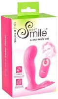 Sweet Smile G-Punkt-Vibrator als H&ouml;schen-Vibroei mit Fernbedienung und 10...