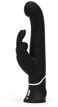 happyrabbit G-Spot Stroker Rabbit Vibrator Black