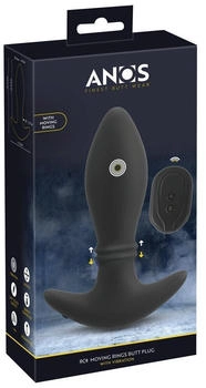 ANOS RC Moving Rings Butt Plug