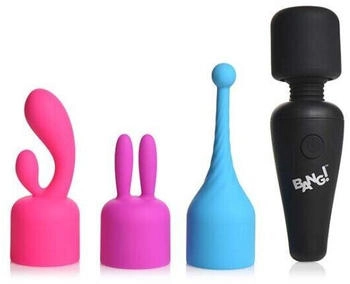 XR Brands BANG! Mini Wand with 3 Attachments