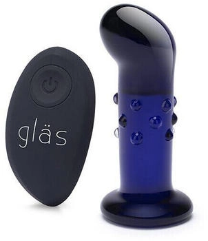 b-Vibe Glas Rechargeable Remote Controlled Vibrating Dotted G-Spot/P-Spot