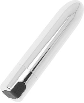 OhMama Vibrator sillber mit vibrierender Kugel 9.5 cm