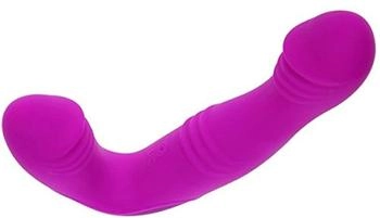 Pretty Love Angelo Doppeldildo für Paare lila 18,7 cm