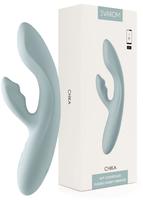 Svakom Chika App-controlled Vibrator mit Klitoris-Stimulator 18.5 cm