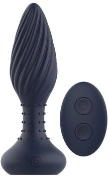 Dreamtoys Startrooper Triton Vibration Analplug blue 4 cm