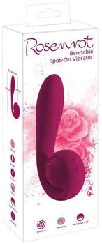 You2Toys Rosenrot bendable Spot-On Vibrator