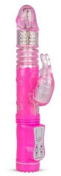 EasyToys Thrusting Rabbit Vibrator Pink