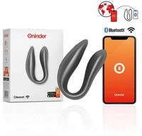 ONINDER - LISBOA G-SPOT & CLITORAL STIMULATOR BLACK - FREE APP