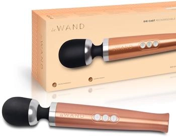 Le Wand Die Cast Rechargeable Vibrating Massager Gold 29 cm