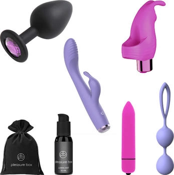 Dreamtoys Pleasure Box - Love To Play For Her 7-teilig pink | lila | schwarz | rot