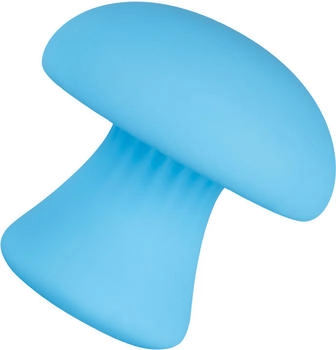 E.I.S. Auflegevibrator im Pilz-Design 6,1 cm hellblau | weiß E.I.S. Auflegevibrator im Pilz-Design 6,1 cm hellblau | weiß