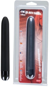 Seven Creations Aqua Silk Vibrator 15 cm Black