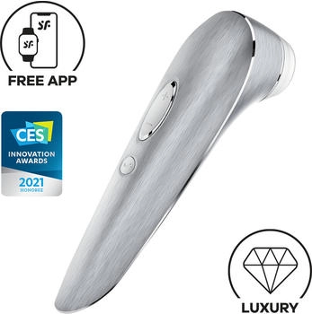 Satisfyer High Fashion+ Connect App aus Aluminium silber