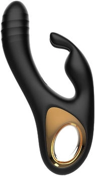 Rimba Toys - Sensual Nights SN09 - Thrusting Rabbit Vibrator - Black
