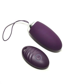 Rimba Venice Egg Vibrator with Remote Control purple