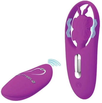 Pretty Love Slip Klitorisstimulator tanzender Schmetterling lila