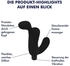 E.I.S. Prostata-Vibrator aus Silikon 13 cm schwarz