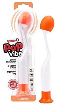 Screaming O Tangerine Orange Pop Vibe Vibrating Clitoral Stimulator