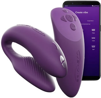 We-Vibe Paarvibrator mit &uuml;ber 10 Vibrationsmodi Lila