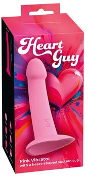You2Toys Heart Guy Pink Vibrator Pink 19 cm