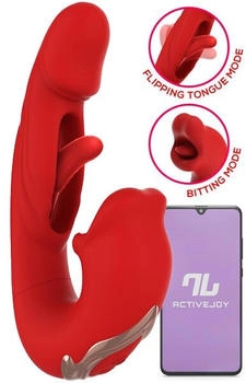 Intoyou IY Mouty Rabbit-Vibrator mit App-Steuerung Rot 17,2 cm