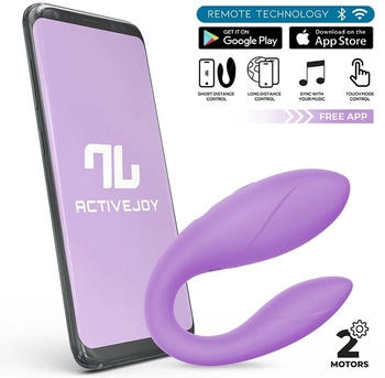 Intoyou IY Vibrator für Paare mit App-Steuerung Lila 9,2 cm Ø 3,3 cm