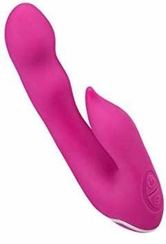 E.I.S. Ergonomischer Silikon-Rabbit 20 cm violett | silber