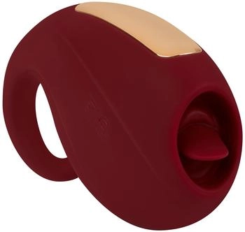 E.I.S. Silikon-Auflegevibrator mit Zunge 9,6 cm beere