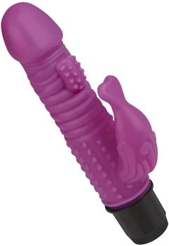 E.I.S. Strukturierter Rabbitvibrator 16 cm pink