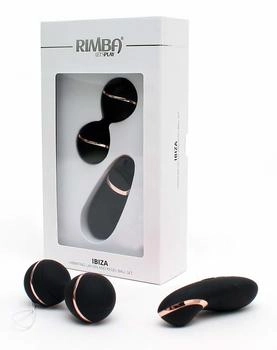 Rimba Ibiza Vibrator Set Schwarz 2-teilig