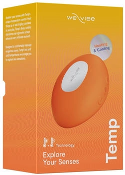 We-Vibe Temp Auflegevibrator Orange 9,7 cm