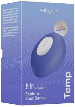 We-Vibe Temp Auflegevibrator Blau 9,7 cm