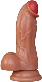 Blush Dr. Brody Silicone Vibrator mit Saugnapf Braun 22,2 cm