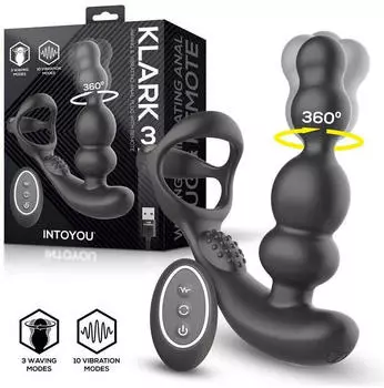 Intoyou Prostata Stimulation mit Fernbedienung Schwarz