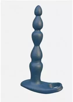 ToyJoy ELIXER Double Penetrator Paarvibrator Blau 17,8 cm ⌀ 2,5 cm