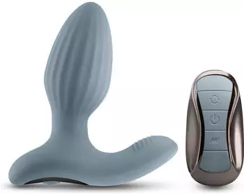 NS Novelties Renegade Summit Analplug mit Vibration Grau &Oslash; 3,9 cm