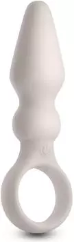 NS Novelties Lust-N-Dreams Bossa Analplug mit Vibration Wei&szlig; &Oslash; 3 cm