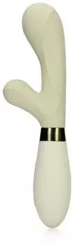 loveline Silicone Rabbit Vibrator Grau 8,60 cm ⌀ 3,70 cm