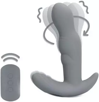 loveline Rotating Prostate Stimulator Prostatamassager Grau ⌀ 2,8 cm