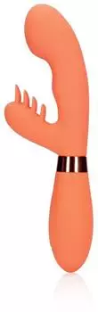 loveline Silicone Rabbit Vibrator Orange 9 cm ⌀ 4 cm