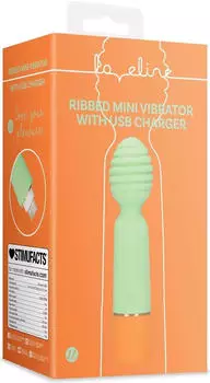 loveline Ribbed Mini Vibrator Vibrator Grün 12,2 cm
